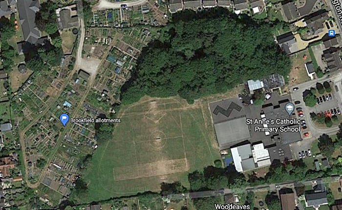 st annes and allotments - pic by google maps