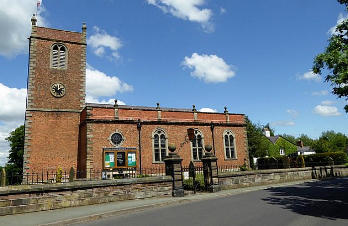 floral art exhibition - st bartholomews church Church Minshull, pic by Philip Platt under creative commons