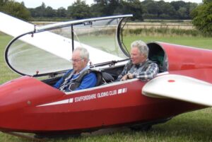 Nantwich Rotarians in fund-raising glider challenge