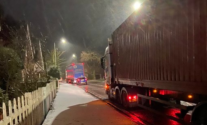 tailbacks on A51 at reaseheath following collision