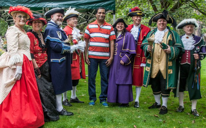 town criers gather in Nantwich for annual competition