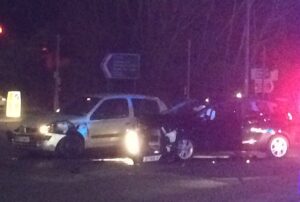 Several  involved in two-car collision on busy Nantwich junction