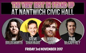 ‘Very Best in Stand Up’ returns to Nantwich Civic on November 3