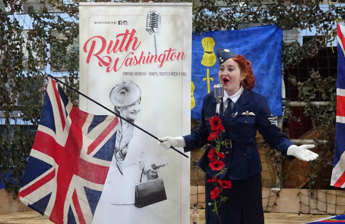 vintage vocalist - military festival