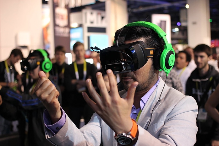 virtual reality gaming - pic by Maurizio Pesce under creative commons licence