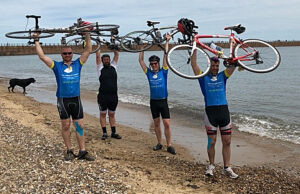 Wrenbury dads raise thousands with Coast to Coast bike ride