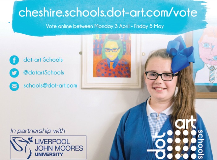 young artists voting poster cheshire